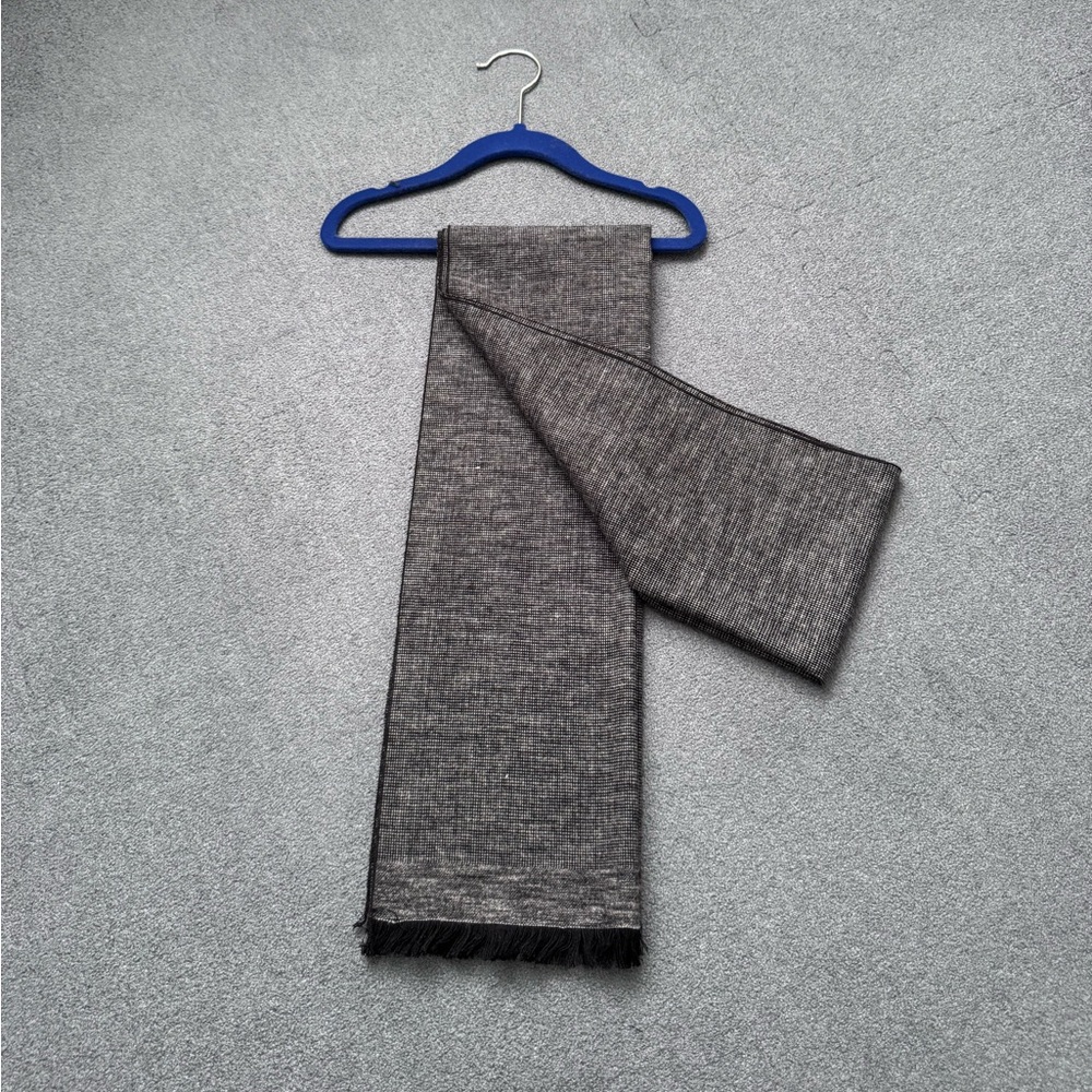 Gray Men's Scarf 100% Silk